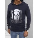 Vīriešu tumši zils džemperis Panda BX5131