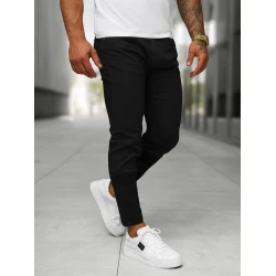 Vīriešu melni džinsi Novak