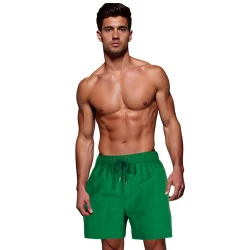 Vīriešu tumši zaļi peldēšanas šorti Flesy