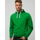 Vīriešu spilgti zaļš džemperis ar kapuci Buvoli JS/2009kelly
