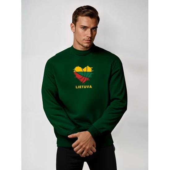 Tumši zaļš džemperis LTU 2001-10