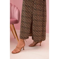 Sieviešu brūna kleita ar plecu siksniņām Zebra