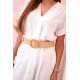 Sieviešu balta kleita ar jostu Amber 27660