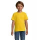 Bērnu viendzimuma dzeltens T-krekls Kids