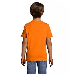 Bērnu viendzimuma oranžs T-krekls Kids