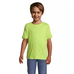 Bērnu viendzimuma zaļš T-krekls Kids