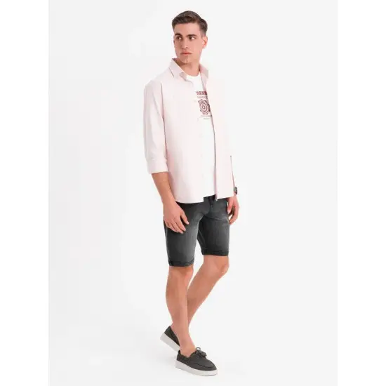 Vīriešu melni džinsu šorti Celtic V4 OM-SRDS-0171
