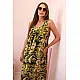 Naisten vaalea khaki mekko olkaimilla Colby Colby 32673