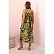 Naisten vaalea khaki mekko olkaimilla Colby Colby 32673