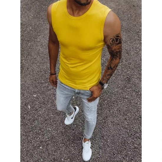 Vīriešu dzeltens T-krekls Lock RX4920