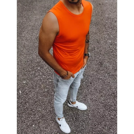 Vīriešu spilgti oranžs T-krekls Lock RX4919