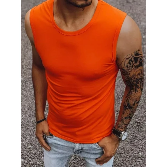 Vīriešu spilgti oranžs T-krekls Lock RX4919