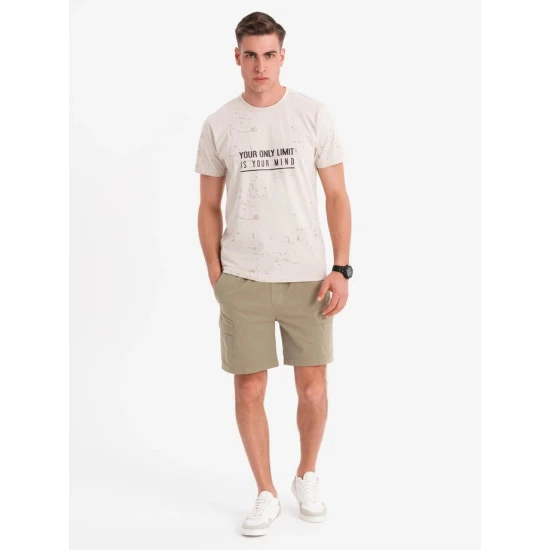 Vīriešu haki krāsas šorti Stuart V3 OM-SRCG-0194