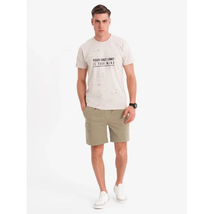 Vīriešu haki krāsas šorti Stuart V3 OM-SRCG-0194