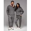 Unisex ikdienas tumši pelēkas bikses Argan V18 OU-PSBC-0100