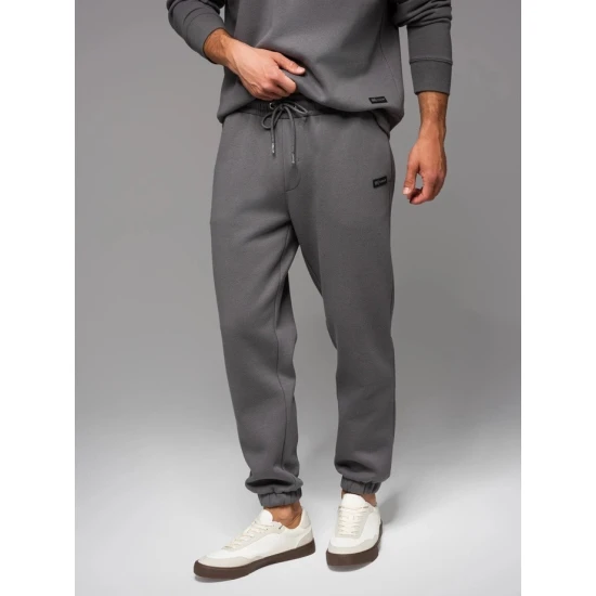 Unisex ikdienas tumši pelēkas bikses Argan V18 OU-PSBC-0100