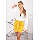 Women's yellow envelope skirt Bost 15201