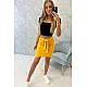 Women's yellow envelope skirt Bost 15201