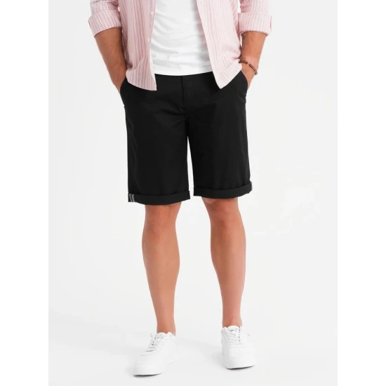 Vīriešu melni šorti Rod V9 OM-SRCS-0197