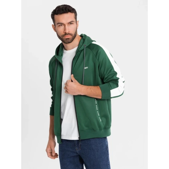 Vīriešu zaļš džemperis Dan V7 OM-SSZP-0210