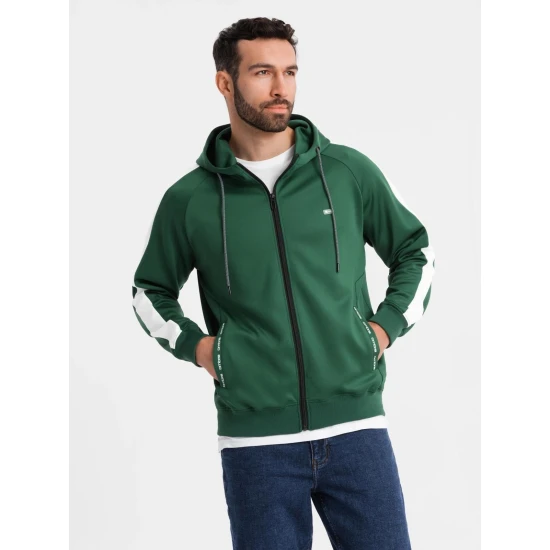 Vīriešu zaļš džemperis Dan V7 OM-SSZP-0210