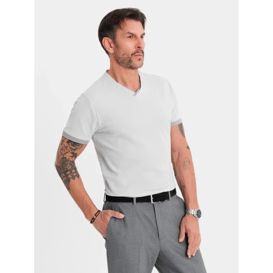 Vīriešu pelēks T-krekls Brak V4 OM-TSCT-0198