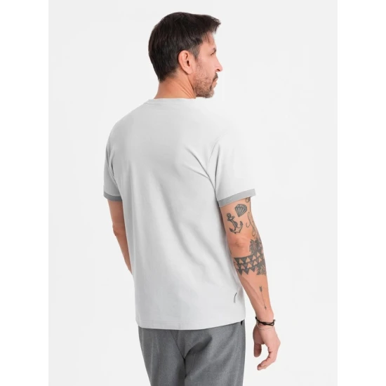 Vīriešu pelēks T-krekls Brak V4 OM-TSCT-0198