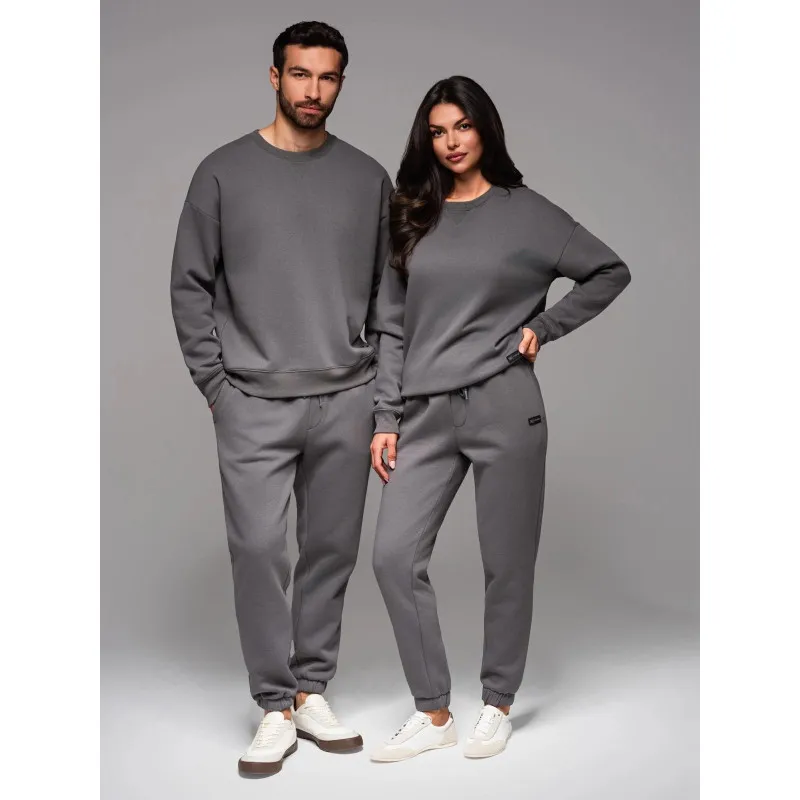 Unisex brīvā laika kostīms pelēks Pāri V18 Z109