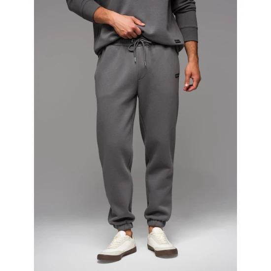 Unisex ikdienas tumši pelēkas bikses Argan V18 OU-PSBC-0100