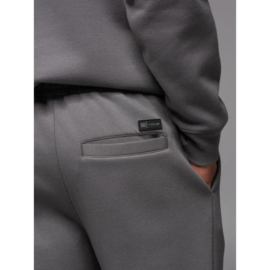 Unisex ikdienas tumši pelēkas bikses Argan V18 OU-PSBC-0100