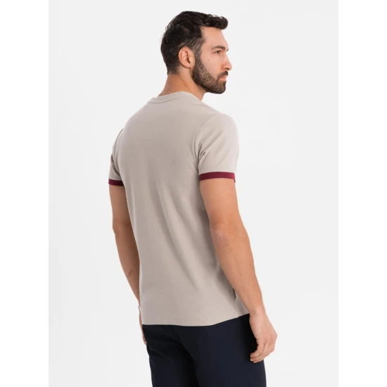 Vīriešu brūns krekls Brak V2 OM-TSCT-0198
