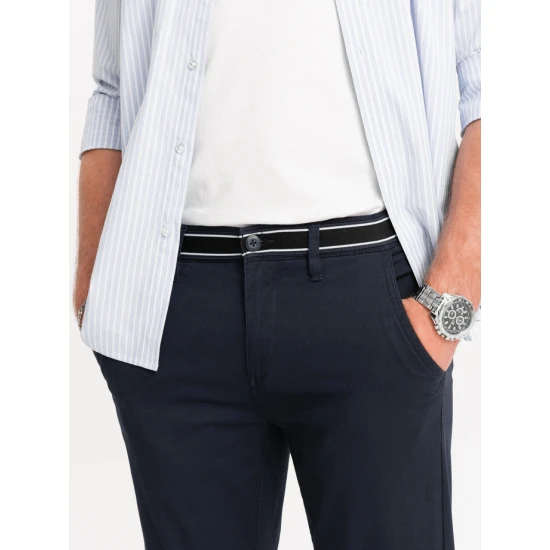 Vīriešu tumši zilas bikses Adam V2 OM-PACP-0118