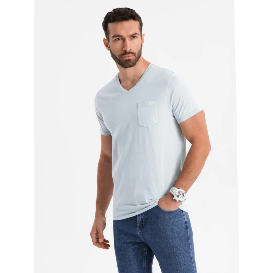 Vīriešu pelēks T-krekls Montel V8 OM-TSWT-0242