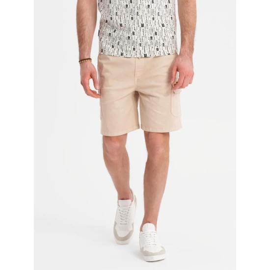 Vīriešu brūnas bikses Aron V3 OM-SRCG-0190