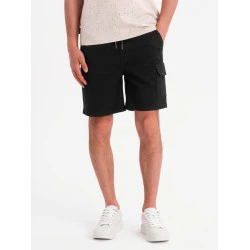Vīriešu melni šorti Aron