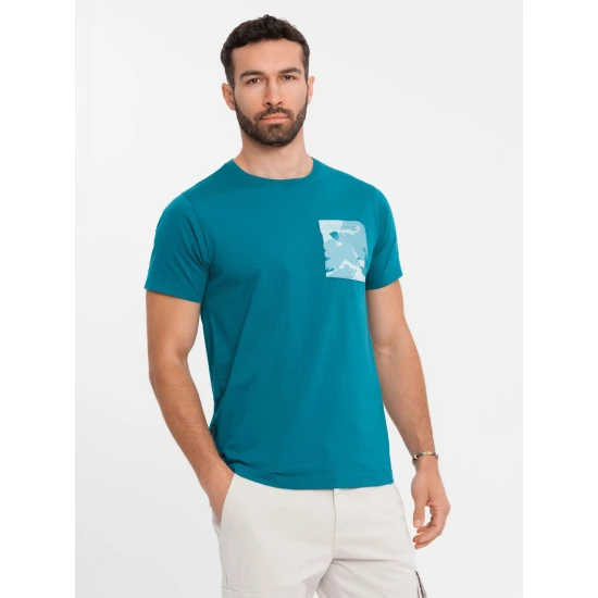 Vīriešu tirkīza krekls Brave V1 OM-TSPT-0228