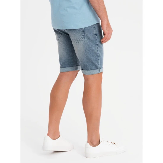 Vīriešu gaiši zili džinsa šorti Ragat V1 OM-SRDS-0164