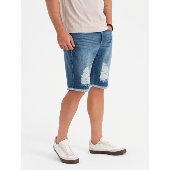 Vīriešu zili džinsa šorti Urban V3 OM-SRDS-0157