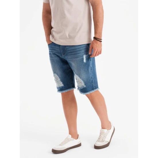 Vīriešu zili džinsa šorti Urban V3 OM-SRDS-0157