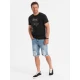 Vīriešu gaiši zili džinsa šorti Urban V2 OM-SRDS-0157