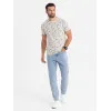 Vīriešu balts T-krekls Authentic V1 OM-TSFP-0225