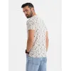 Vīriešu balts T-krekls Authentic V1 OM-TSFP-0225