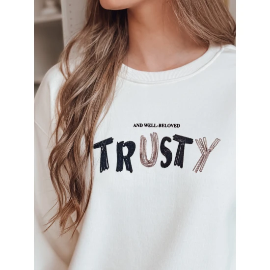 Sieviešu balts džemperis Trusty BY1411