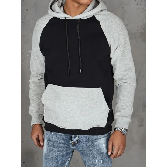 Vīriešu gaiši pelēks džemperis Winer BX5889