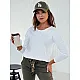 Sieviešu balta blūze ar kulonu Minimoda RY2679