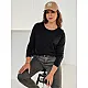 Sieviešu melna blūze ar kulonu Minimoda RY2678