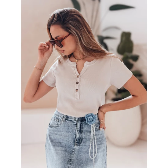 Sieviešu blūze brūnā krāsā Kiss Look RY2834