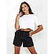 Naisten mustat shortsit Pella SY0321