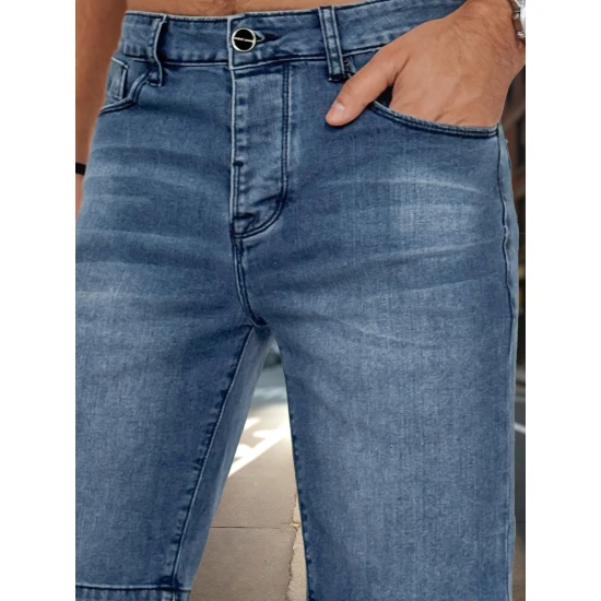 Vīriešu zili īsi džinsa šorti Gin SX2489