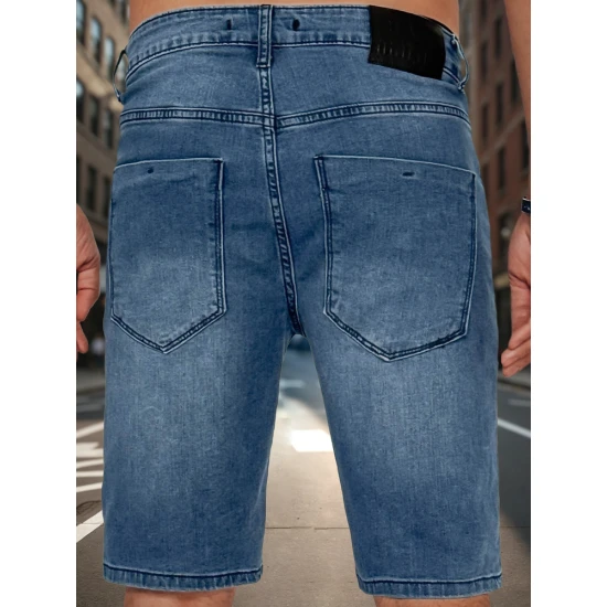 Vīriešu zili īsi džinsa šorti Gin SX2489